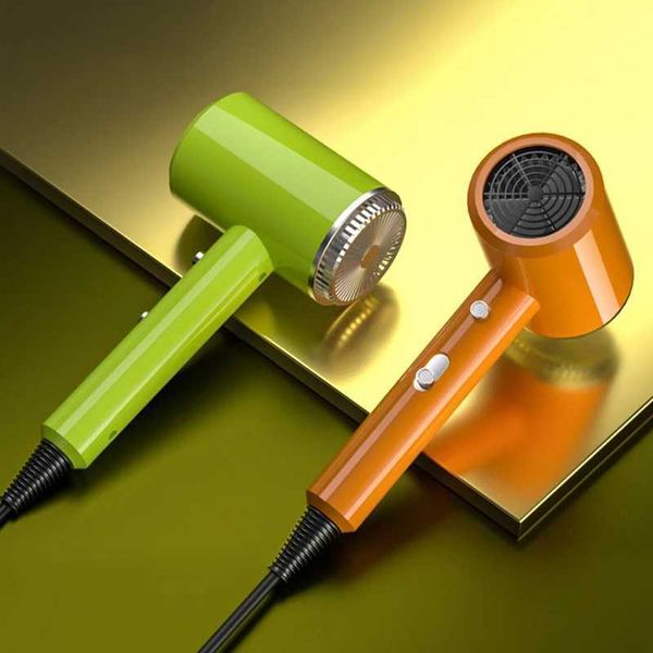 Sèche-cheveux Care Mini Sèche-cheveux Température constante et Strong Home Travel USA plug orange Q240429