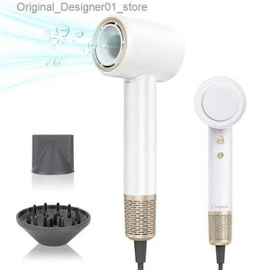 Haardrogers Chignon Super Sonic Droger Machine Curly Diffuser Blow Professionele Haardroger Ionische Luchtblazer Bladloze Föhn Q240124