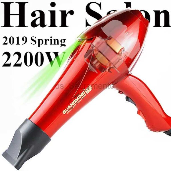 Sèche-cheveux pour coiffeur et salon de coiffure, fil de 3 mètres de long, prise ue, puissance réelle 2200w, souffleur professionnel, sèche-cheveux pour salon de coiffure 240329