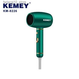 Sèche-cheveux KEMEI Km-8228 ventes directes d'usine ions négatifs climatisation chaude et froide soins capillaires silencieux Salon professionnel sèche-cheveux Q240109