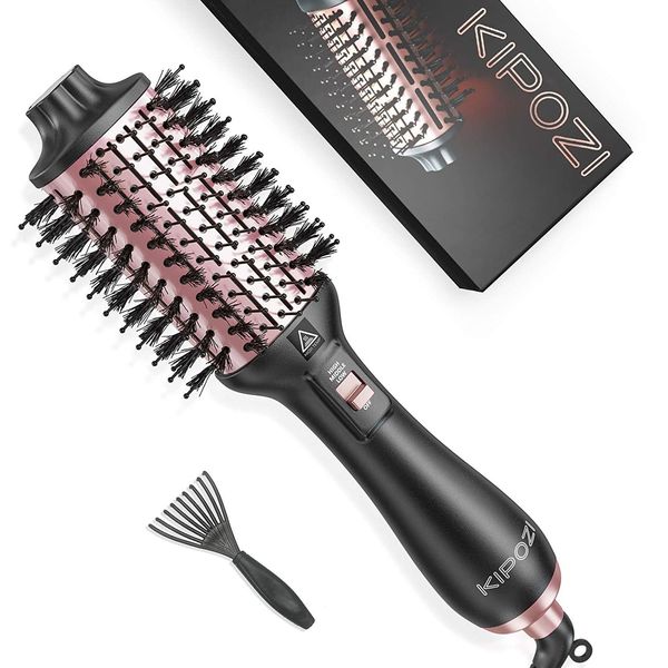 Sèche-cheveux KIPOZI Sèche-cheveux Brosse à air Coup Créer des boucles volumineuses Peigne 4 en 1 Réduit les frisottis Électricité statique 230904