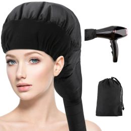 Sèche-cheveux L Bonnet Hood Dryer Attachment Capuchon de vapeur souple réglable pour tenue à la main avec bande élastique et tuyau d'extension W Topscissors Amlr5