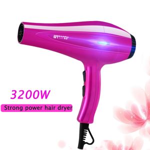 Sèche-cheveux professionnel lumière bleue Anion sèche-cheveux 2 vitesses 3 réglages de chaleur 4000W puissance/vent froid sèche-cheveux salon de coiffure F35 230603