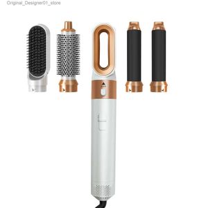 Haardrogers Professionele Hot Air Brush Föhn 5 In 1 Haarstyler Föhn Kam Elektrische Krultang Stijltang Styling Tools Q240131