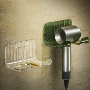 Haardrogers Toilet badkamerplank gratis ponsen aan de muur gemonteerd sterke dragende luie föhnbeugel plastic föhn opbergbeugel 240401