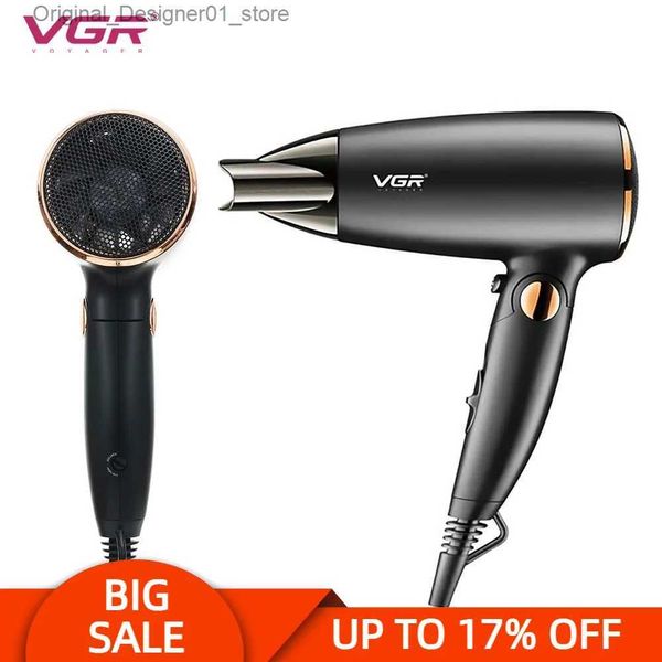 Secadores de pelo VGR 439 Secador de pelo Cuidado personal profesional Peluquería Herramientas de peinado Salones Aire frío caliente Soplado Hogar Mango plegable V439 Q240131