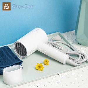 Haardrogers Youpin Showsee Anion Portable Diffuser voor Ion Professional Dressing Blow 1800W Blower Dryer 230424