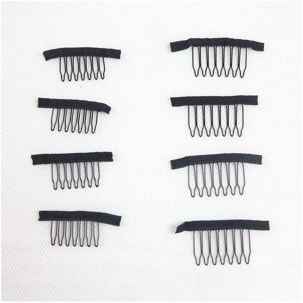 Clips de extensión de cabello Peines de peluca 7 dientes para gorra y hacer extensiones Herramientas Productos de entrega de entrega Accesorios DHT5F