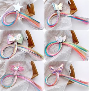 Accesorios para extensiones de cabello Pasador de peluca para niños Niñas Colas de caballo horquillas Cabeza de caballo de dibujos animados Arcos Clips Bobby Pins Horquilla 1232 D3