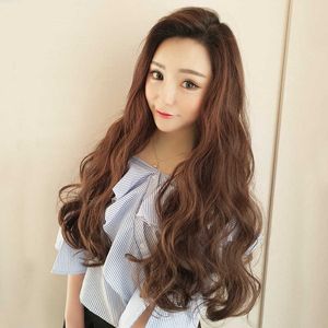 Pelucas de encaje para el cabello Peluca Yiwu Cabello femenino Simulación coreana En forma de U Cubierta de media cabeza Invisible y Tracel