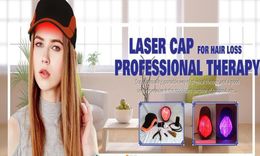 Hair Laser Cap Laser Hair Rebrowth Machine Traitement de perte de cheveux pour hommes 650 nm 276 Diodes Diodes Casque pour USE HOME6482943