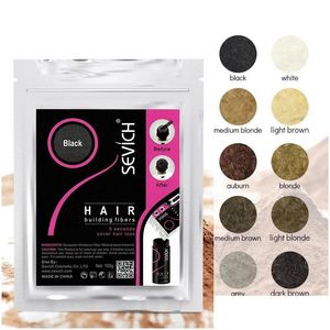 Produits de perte de cheveux 10 couleurs Fibre de construction 50G Sac de recharge Poudre coiffante Er Area Drop Delivery Care Dhkfi