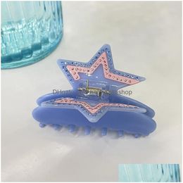 Épingles de cheveux de style fée acide acétique Point diamant à cinq pointus étoiles à clipper tempérament accessoire de requin accessoire de livraison de gouttes accesso accesso dhxja