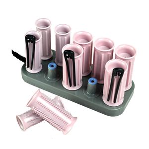 Haarrollers 10 pc's/Set Electric Roll Hair Tube Verwarmde Roller Haar Krullen Styling Sticks Tools MH88 230505