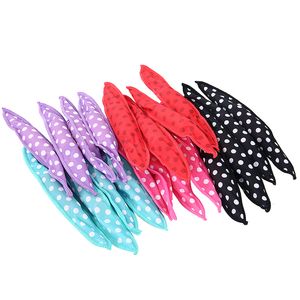 Rouleaux de cheveux 20pcs rouleaux flexibles rouleaux de sommeil doux tête coiffure bande de fer bande de mousse de mousse sans chaleur curlers benders coiffure de fleur de poire 230811