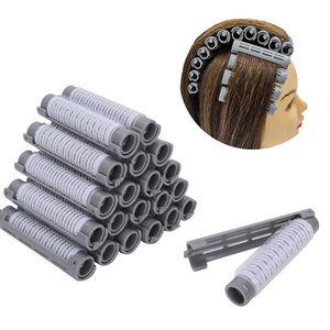 Rouleaux de cheveux 20pcs Set Perm Roll Fluffy Perming Rod Roller Bigoudi Kit Tiges Bigoudis Coiffure Styling Outil pour Salon 230520