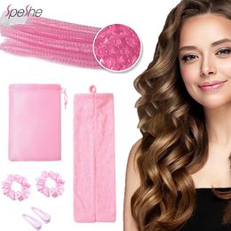 Haarrollers GelCurler Jelly Curls Zachte haarrollers Gel Curling Rod Beads met lage warmte Haarkrulspelden Warmteloze krullen Haarstylingtools 231202