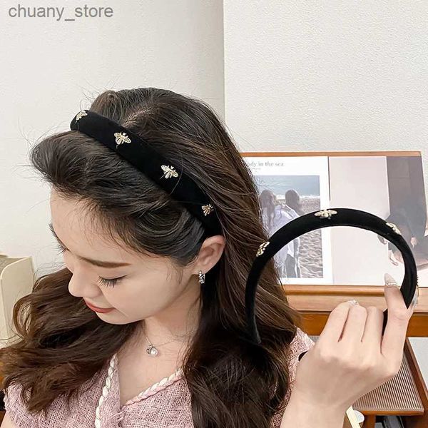 Bands de caoutchouc à cheveux Aishg Bands de cheveux simples Femmes Funding Animal Makeup Band Couper Girls Fashion Fashion Brouthing Hairband Hoop Hair Accessories Y240417