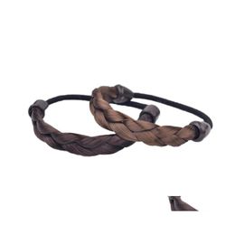 Cheveux Élastiques Cheveux Tressés Titulaire De Queue De Cheval Perruque Synthétique Élastiques Élastiques Cravate Stretch Tonytail Accessoire Ornement Accessoire Dhsag