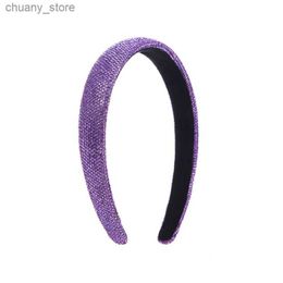 Bands de caoutchouc à cheveux colorés colorés en tête de cristal en cristal pour femmes filles couvrages couvrages cerceau de cheveux bandes de coiffure féminine lavage