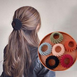 Bandes de caoutchouc de cheveux Mode Femmes Chignon Griffe De Cheveux Prêle Boucle Clip Nid D'oiseau Expansion Chapeaux Femme Porte-queue De Cheval Acce Dhgarden Otteo