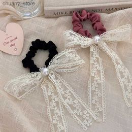 Bandas de goma de cabello Accesorios coreanos Bandas de goma para cabello TIENES ELÁSTICAS Scrunchie Women Regalo nuevo en la popular cinta de hadas de hada.