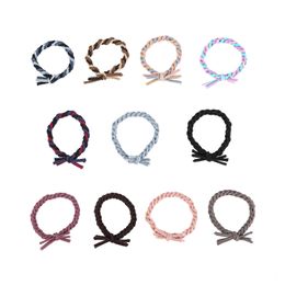 Haarelastiekjes Tie Band Persoonlijkheid Hoofd Touw Sieraden Paardenstaart Ring Klein Vers Pak Drop Delivery Haarsieraden Dhgarden Dh4Yr