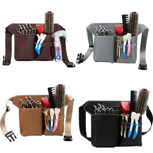 Salon de coiffure unisexe professionnel barbier ciseaux sac taille pochette hommes femmes multifonction coiffure Salon de coiffure outil étui de rangement sac banane 231025