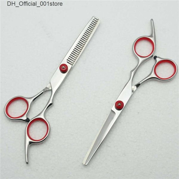 Ciseaux de cheveux 2pcs C1001 6 Ciseaux de coiffure personnalisés Prix d'usine Ciseaux de coupe d'usine Cisseurs éclaircissants Ciseaux de cheveux humains professionnels Q240425