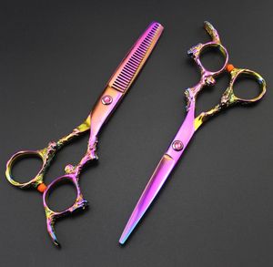 Hair Scissors 6.0 Salon Snijden Kappers Professionele Dunner Shear Barber Haircut Razor