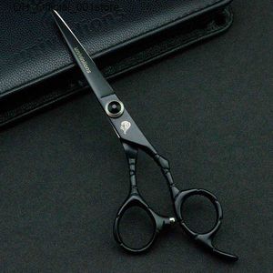Ciseaux de cheveux 6quot ciseaux japonais Hair Professional Ciseaux d'amincissement Ciscaillers Coiffure Coiffure Coue Coupte Barber Kit de coiffure Sissors Set1625905 Q240425