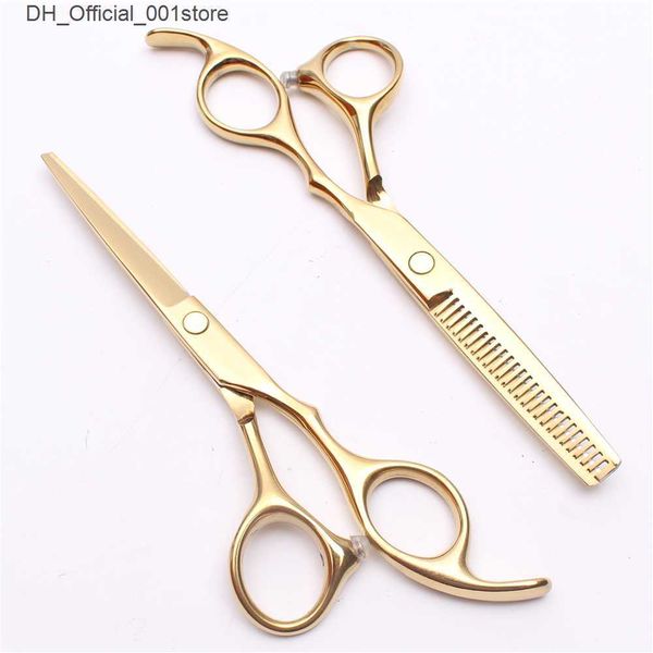 Tijeras para el cabello C1005 6 17cm Peliche Goldringsing Goldrings Prices de fábrica Price de corte de cizallas de adelgazamiento Profesional Pelio de cabello humano Q240425