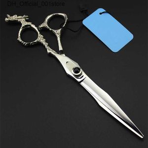 Les ciseaux de cheveux personnalisent le Japon professionnel 440c 7 pouces GEM DRAGON PET PET DORMING CISSORS À CHEUR COUPE CHEATS CHEARS CISSORS DE CHIRESSIR Q240425