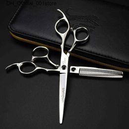 Ciseaux de cheveux Ciseaux de cheveux Jaguar Professional Herdressing 6 pouces Set Barber Coupes de coiffure pour les accessoires Q240425