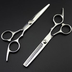 Hair Scissors Japan 4cr steel 6'' cut hair scissors cut sissors thinning barber makas cutting cutting shears dresser 230325