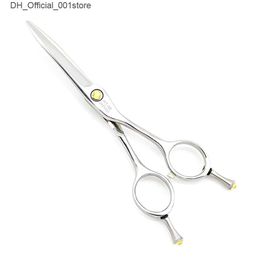 Haarschaar lyrebird High Class Hair Cutting Scissors Japan Hairdressing Scissors 5,5 inch Blue Stone Yellow Stone Nieuw Q240425