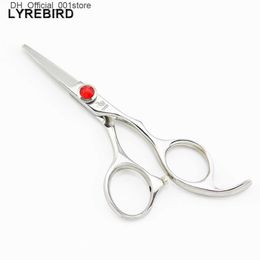 Haarschaar Lyrebird High Class Hair Scissors 440C Japan Haarschaar 4,5 inch of 5 inch Big Red Stone Good Kwaliteit Nieuwe Q240425