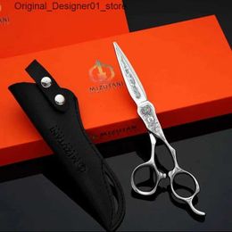 Ciseaux de cheveux Mizutani 6,0 pouces en acier tungstène motif avancé ciseaux avancés Salon supérieur de coupe de coiffure Q2404261