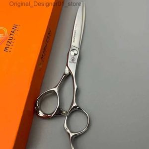 Ciseaux de cheveux Mizutani VG10 Texture de coiffeur de coiffeur professionnel Texture Slim Haipreser 6 pouces Salon Hairstyle Tool Q240426