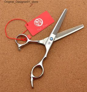 Haarschaar Professionele haar Clippers 5,5 6 Zilong Japan 440C Dunn gesneden met dubbelzijdige tanden 15% afslanksnelheid Z2001 Q240426 Q240426