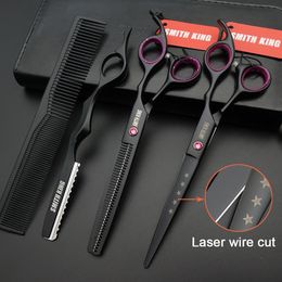 Haarschaar professionele kappersschaar 55 "6" 7 "laserdraad snijden dunner wordende set kappers shearskitscomBrazor 230325