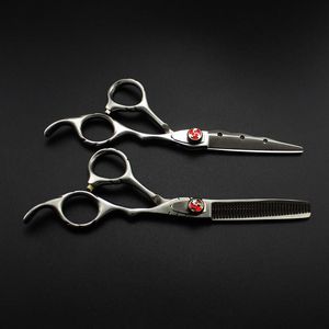 Hair Scissors Professional Japan 440c Steel 6 '' Matte Cut Cutting Barber Tools Haircut Dunning Shears Hairdresser
