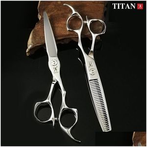 Haarschaar Titan Kappers Cut Kapper Tool Salon Snijden 230516 Drop Levering Producten Care Styling Tools Dhidg