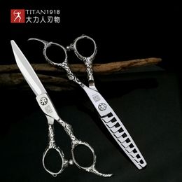 Haarschaar titan professional 6 inch haarschaar geknipt haar snijden