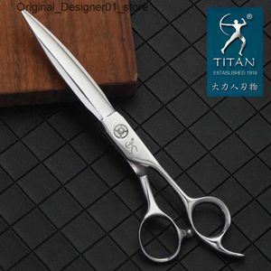 Ciseaux de cheveux Titanprofessional Barber 7 pouces Barber VG10 Salon de salon en acier inoxydable japonais Q240426 Q240426