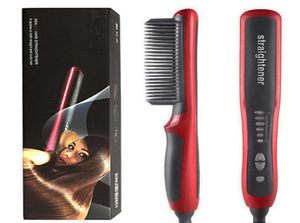 Lisseur cheveux peigne brosse à lisser électrique chauffage rapide barbe cheveux bouclés peignes outils de coiffure professionnels pour hommes femmes 23972943