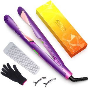 Stijltangen ANGENIL Professionele Ion Flat Iron Curling in één Stijltang en krultang 2 1 Dual Voltage Twist Irons 231211