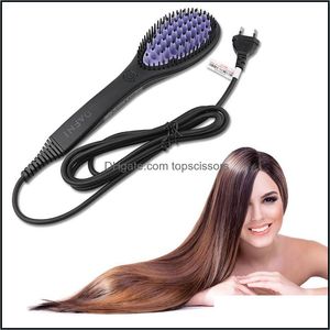 Lisseur cheveux soins outils de coiffage produits brosse rapide fers peigne magique fer à lisser outil livraison directe 2021 Js0Kc