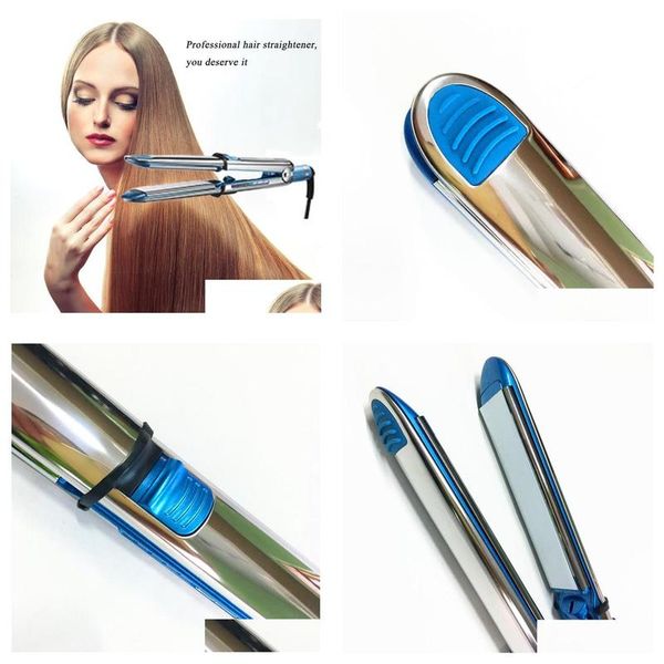 Planchas para el cabello Plancha plana Plancha iónica Nano Titanio Prima3000 1.25 Pulgadas 11/4 Productos de entrega de gotas Cuidado de peinado Dhnus