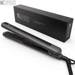 Planchas para el cabello KIPOZI Plancha para el cabello profesional 2 en 1 Rizador de cabello Temperatura ajustable Plancha para el cabello de calentamiento rápido Plancha alisadora 231120